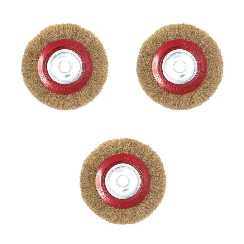 3Pièces Brosse De Nettoyage Pour , Roue En D'acier