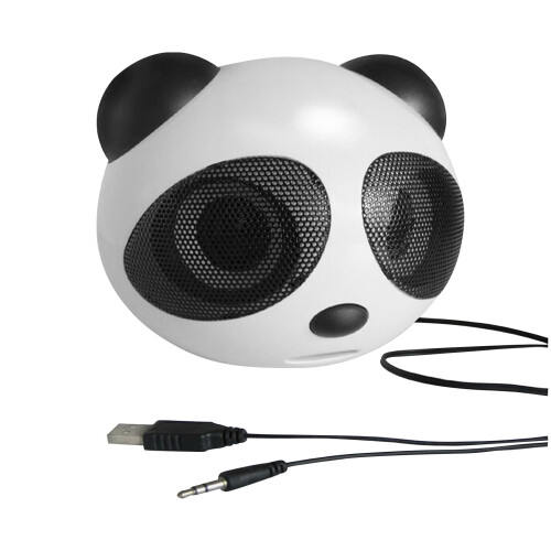 Στερεοφωνικό ηχείο USB σε σχήμα Panda για φορητό και επιτραπέζιο υπολογιστή