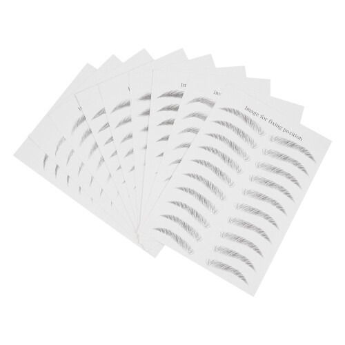 Makeup Brow Stickers Easy Apply Fake Eyebrows for Sparse Brows