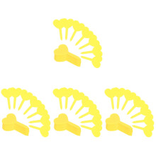 400Pcs Compact Yellow Plant Markers Durable Replaceable Garden Tags