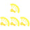 400Pcs Compact Yellow Plant Markers Durable Replaceable Garden Tags 1