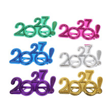 6Pcs Pc Plastic 2027 Celebration Glasses Assorted Props