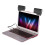 barre de son stéréo USB portable avec clip noir 1