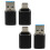 Προσαρμογέας OTG USB-C σε USB, από κράμα αλουμινίου, συσκευασία 4 τεμαχίων 1