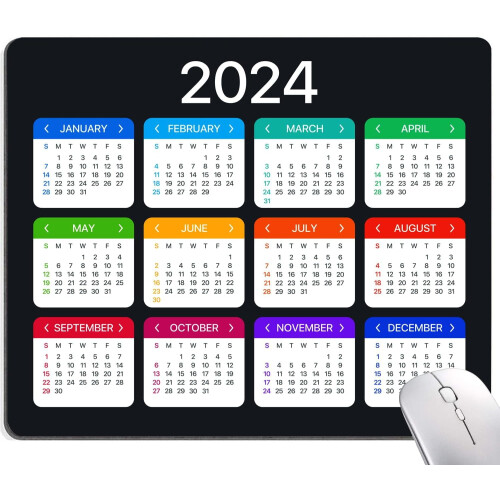 Personlig kalender musemåtte 240x200mm