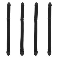 4Pcs Adjustable Black Glasses Strap for Kids Comfort Fit Sports Use