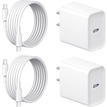 Caricabatterie da parete USB-C da 20 W con cavo da 1,8 m