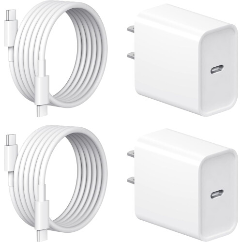 Φορτιστής τοίχου USB-C 20W με καλώδιο 6 ποδιών