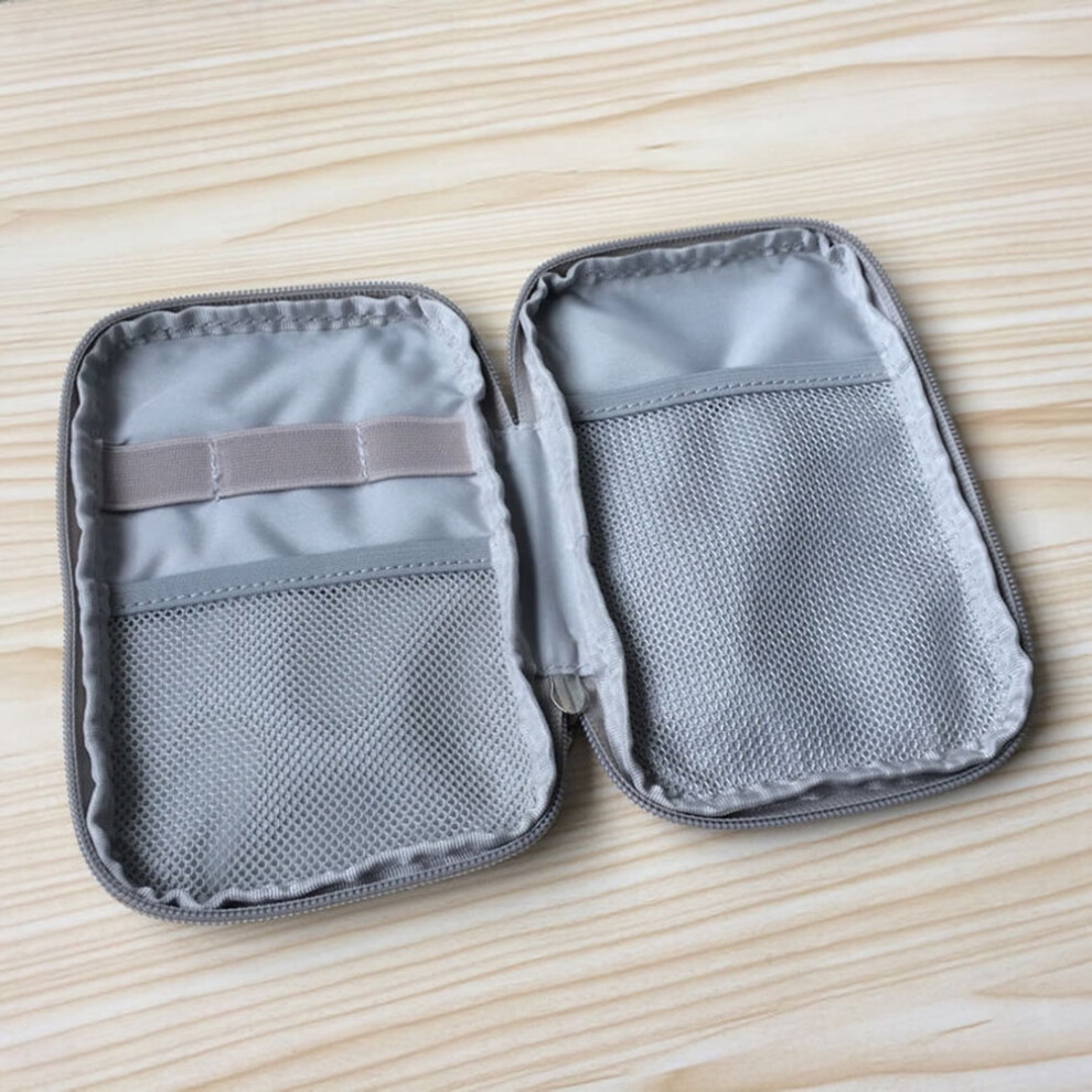 Oxford Fabric Cable Organizer Pouch Grey 9450273235622