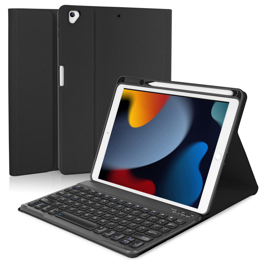 Ipad 10.2 Inch Keyboard Case With Detachable Bluetooth 9450273228297