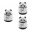 3Pcs Panda Design Automatic Toothpick Dispenser PP Storage Box 1