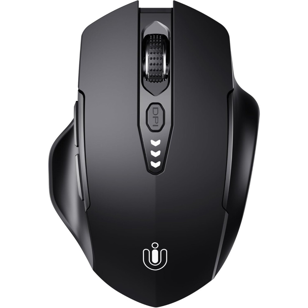 Wireless Bluetooth Mouse Bt 5.0/4.0 + 2.4G 4 Dpi Black 9341593800693