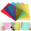 OUNONA Colored PVC Translucent Film Sheets 5 pcs 1