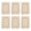 6Pcs Wooden Blank Frames with Stands for Kids’ Creativity and Display 1