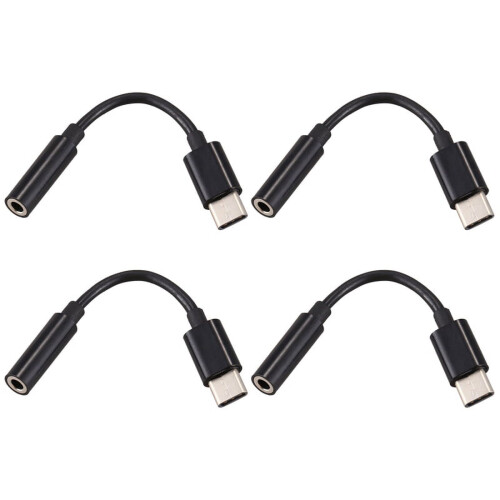 Προσαρμογέας ακουστικών USB-C σε 3,5 mm (συσκευασία 4 τεμαχίων)