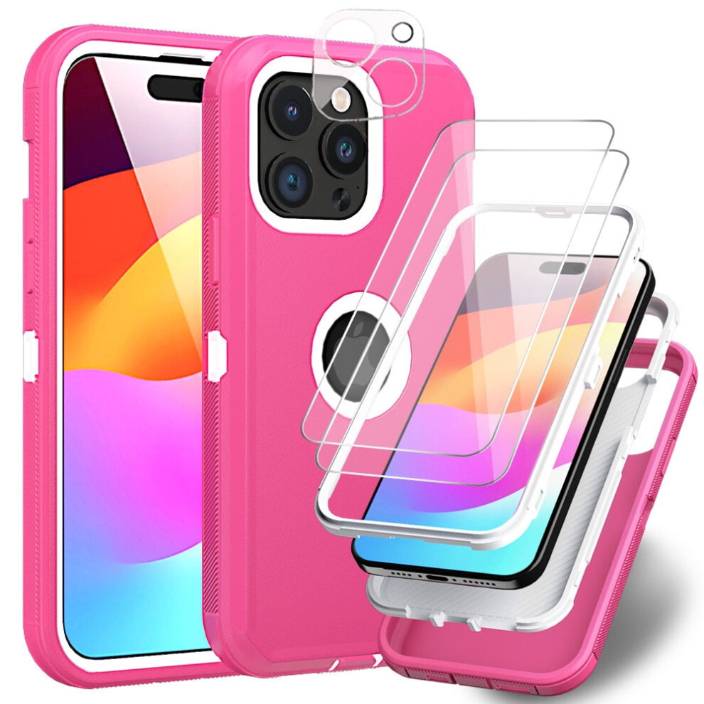 Xhy Iphone 15 Pro Case With Screen And Lens Protectors 9450273253480