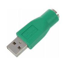 Adattatore da USB a PS/2, verde, 10 g
