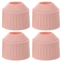 4Pcs Silicone Round Door Knob Covers Pink Anti-Slip Safety Protector