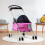 Dog Stroller for Medium Dogs 30 lbs, Foldable, Yellow Pink 1