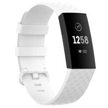 Vanntett silikon sportsrem til Fitbit Charge3/4/3SE