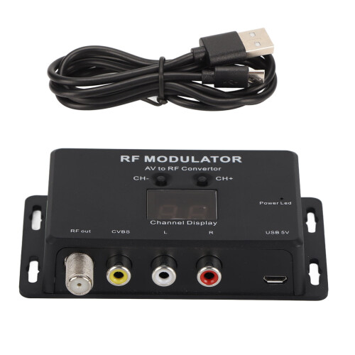 Διαμορφωτής RF PAL NTSC21-Κανάλι Μετατροπέας AV σε RF