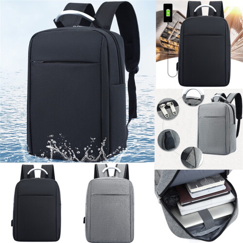 Mochila masculina para laptop de viagem de 15,6 polegadas