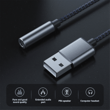 Adattatore da USB a audio da 3,5 mm – Stereo Plug & Play