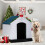 Casinha de cachorro de plástico isolada de 81 cm (32 pol.) – Impermeável e elevada. 1