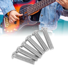 6 Stück Doppel-Rocker-Brückensattel-Sechskantschrauben silbern