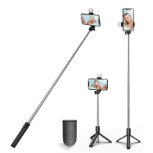 Beleuchtetes Selfie-Stick-Stativ mit Bluetooth-Fernbedienung