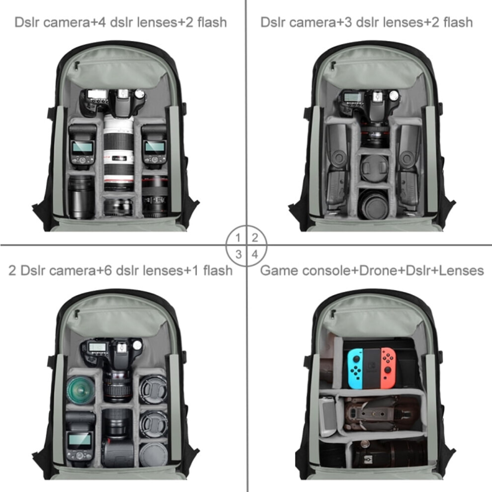 Pu5015b Camera Backpack With 15.6" Laptop Compartment 9450273236582
