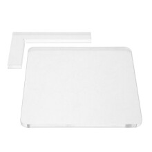 2Pièces Plaque Claire Tampon Alignement Pour Scrapbooking