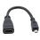 Καλώδιο προσαρμογέα Micro HDMI αρσενικό σε HDMI θηλυκό 15cm 1