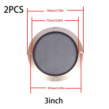 Auto-Lautsprecherabdeckungsgitter für Subwoofer (2er-Pack)