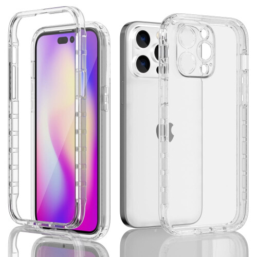 Capa para iPhone 14 Pro de 6,1 polegadas, 2 em 1, com proteção reforçada.
