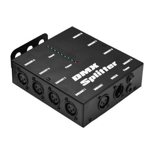 DMX512 Διαχωριστής οπτικού σήματος 1 είσοδος 8 έξοδοι
