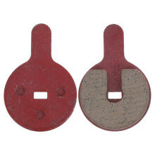Weather-Resistant Orange Scooter Brake Pads Semi-Metal