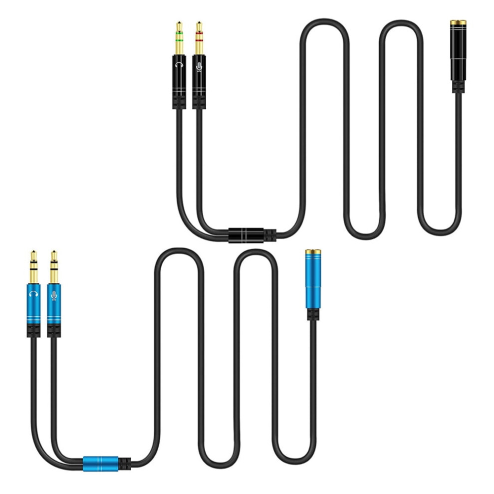 Audio Y-Splitter Cable For Mic & Headphone 9450273240640