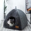Κρεβάτι Cat Cave με αφαιρούμενο χαλάκι – Ζεστό & Αναπνέον 1