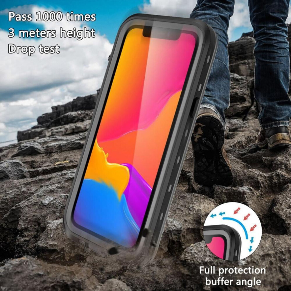 Waterproof Iphone 12 Case Â 360 Pc/Tpu Protection 9450273240442
