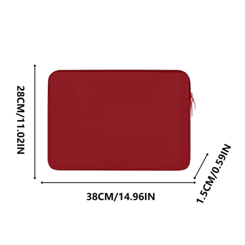 Capa para laptop de 14 polegadas com forro macio e proteção acolchoada.