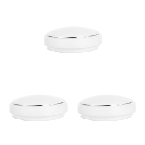 3Pcs Plastic Clip on Ceiling Light Shades Silver Durable Design