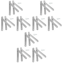 6St Opvouwbare Ladder Scharnieren Corrosiebestendig Aluminium