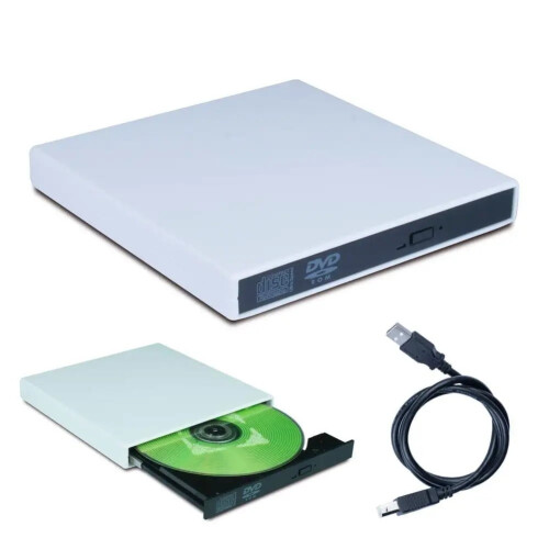 USB 2.0 bærbart cd/dvd-drev