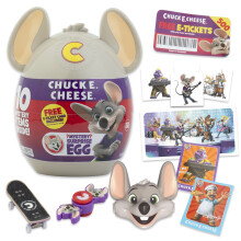 Set de jucării cu ou misterios Chuck E. Cheese pentru copii 3+