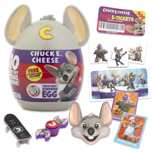 Σετ παιχνιδιών Chuck E. Cheese με μυστήριο αυγό για παιδιά 3+