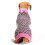 Rosa Leoparden-Pullover mit Schleife, Winter-Haustierbekleidung 1