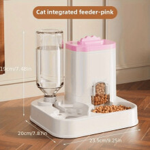 Automatic pet feeder and water dispenser for cats and dogs