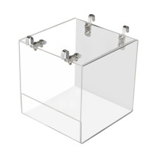 Vogelbad aus Acryl für Käfige – Kleines, auslaufsicheres Design mit