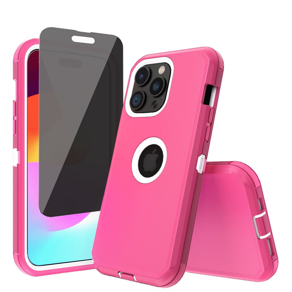 Tashhar Iphone 15 Pro Case With Privacy Screen Protector 9130661246033